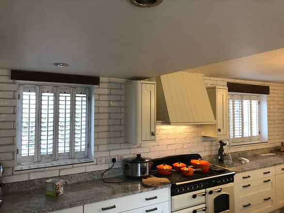 Premium ABS Coated Paulownia Hardwood Shutters Fitted in Chesterfield