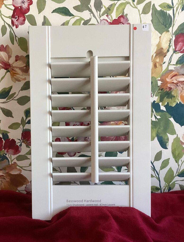 Shutter Types and Styles. Classic front tilt