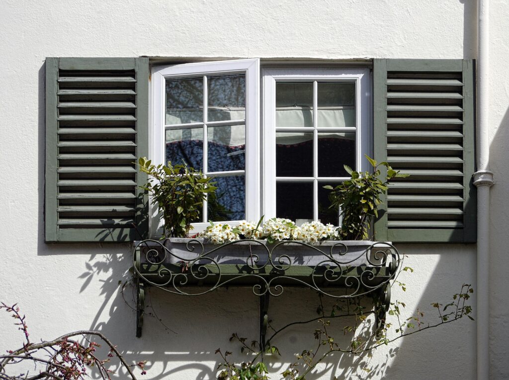 Premium plantation shutters installed in a modern home highlighting quality materials, custom design, and long-lasting durability