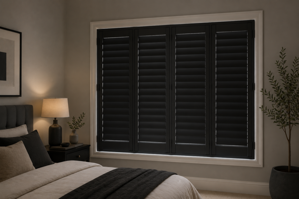 Blackout Plantation Shutters